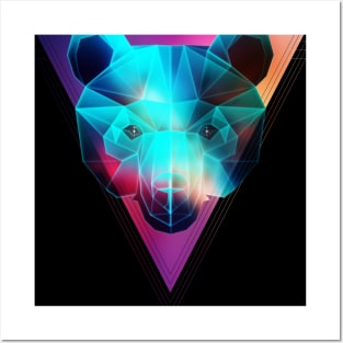 Ursa Neon - Space Bear Posters and Art